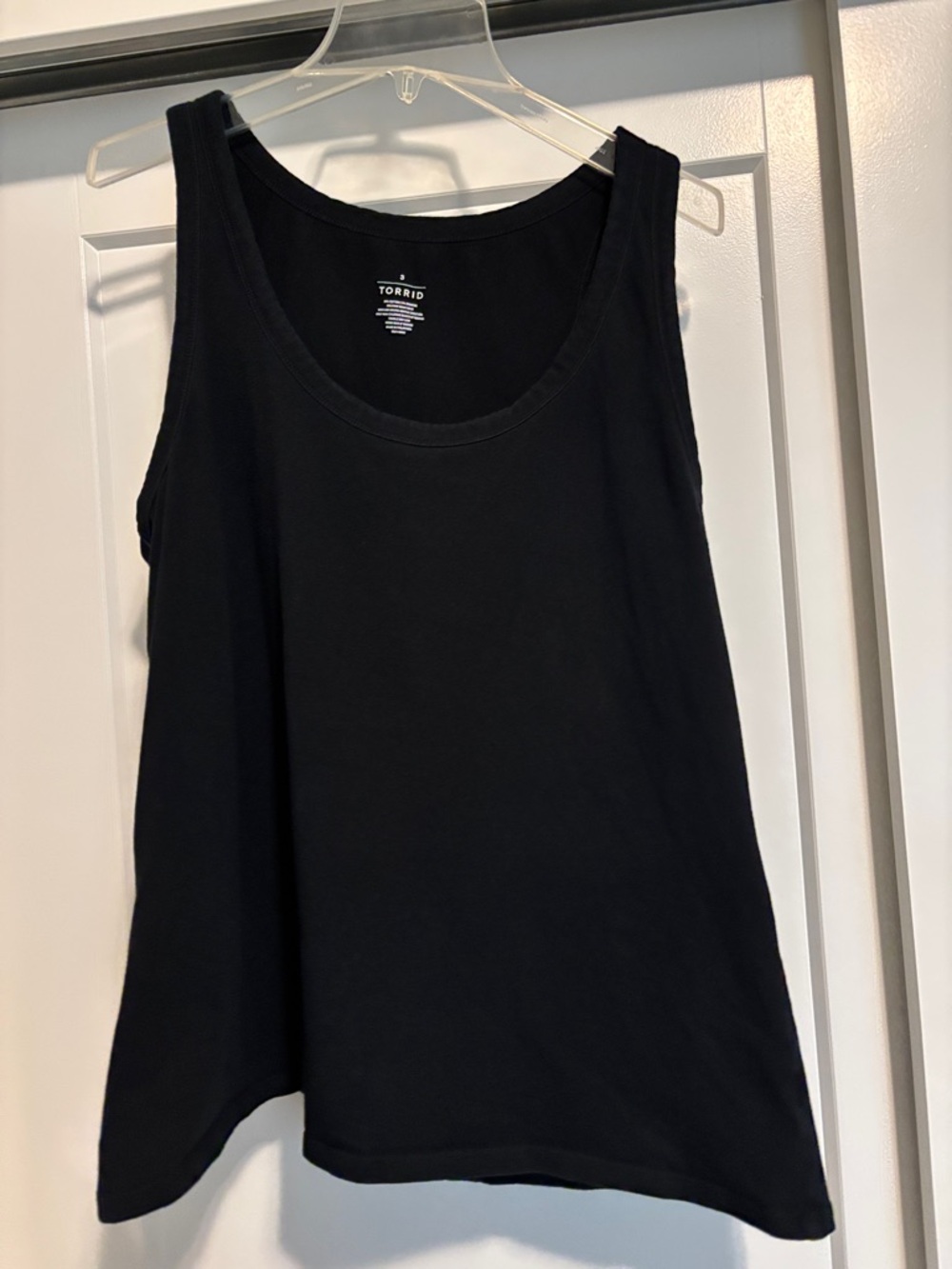 torrid Black Scoop Neck Tank size 3